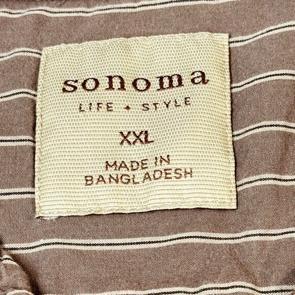 Sonoma Men’s XXL Plaid Button-Down Shirt – Long Sleeve Casual Look - great - Picture 3 of 10